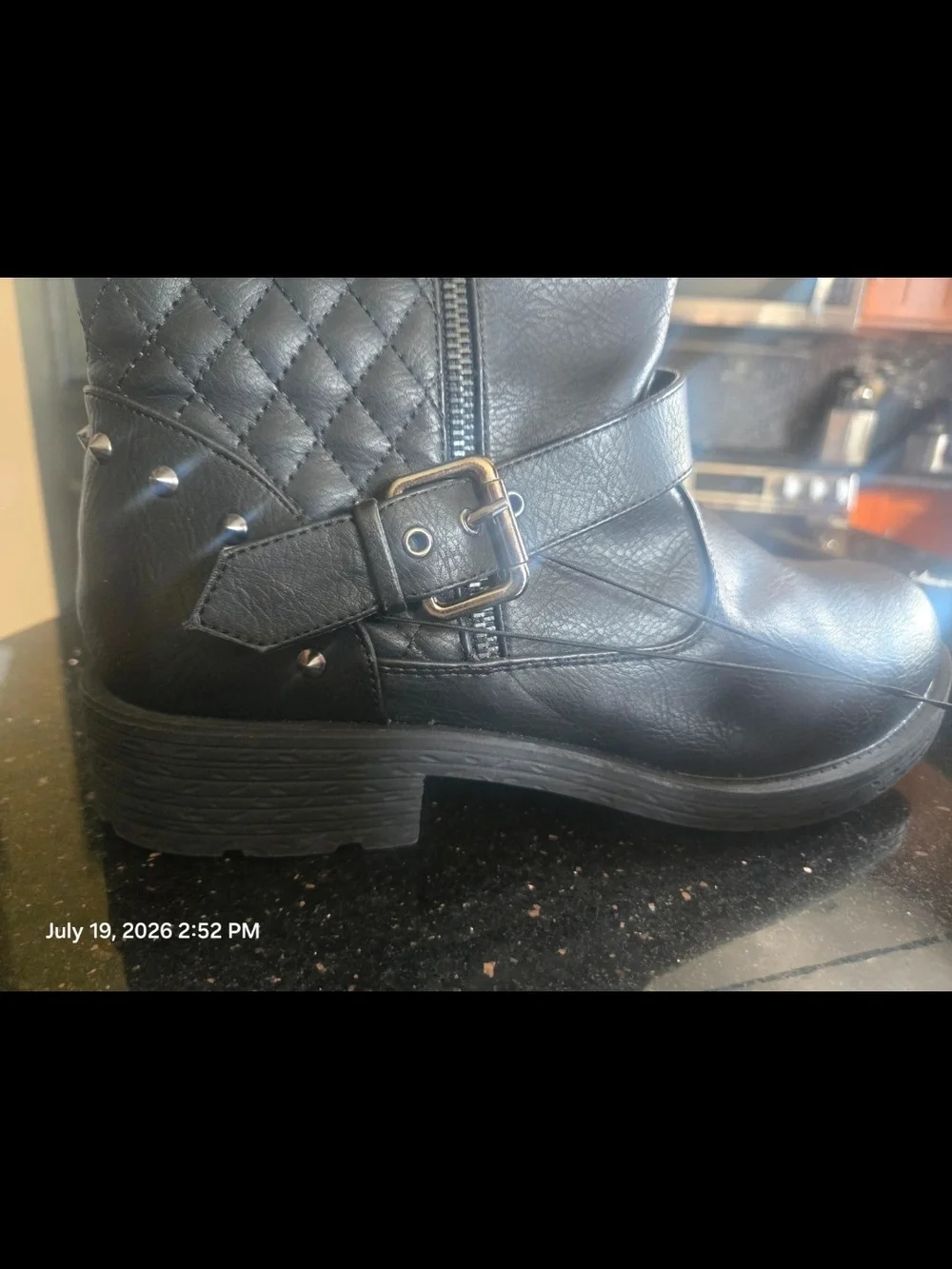 Torrid Black Quilted Knee-high Or Over-the-Knee 12 Wide Buckle Boots NWT NEW